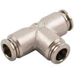 RS PRO Push-in Fitting Push In 4 mm, Push In 4 mm to Push In 4 mm, Tube-to-Tube Connection Style
