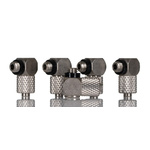 SMC M Series Elbow Threaded Adaptor, M5 Male to Barbed 6 mm, Threaded-to-Tube Connection Style