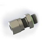 RS PRO 69485 Series Straight Fitting, BSP 1/8 Male to Push In 8 mm, Threaded-to-Tube Connection Style