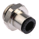 Legris LF3000 Series Straight Threaded Adaptor, G 3/8 Male to Push In 8 mm, Threaded-to-Tube Connection Style
