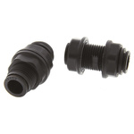 Legris LF3000 Series Bulkhead Tube-to-Tube Adaptor, Push In 10 mm to Push In 10 mm, Tube-to-Tube Connection Style