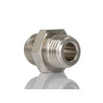 Legris LF3000 Series Straight Threaded Adaptor, G 1/4 Male to G 1/4 Male, Threaded Connection Style