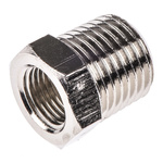 Legris LF3000 Series Straight Threaded Adaptor, R 1/4 Male to G 1/8 Female, Threaded Connection Style