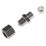 Legris LF3000 Series Straight Threaded Adaptor, NPT 1/8 Male to Push In 6 mm, Threaded-to-Tube Connection Style
