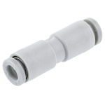 SMC KQ2 Series Straight Tube-to-Tube Adaptor, Push In 4 mm to Push In 4 mm, Tube-to-Tube Connection Style