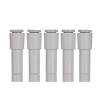 SMC KQ2 Series Straight Tube-to-Tube Adaptor, Push In 4 mm to Push In 6 mm, Tube-to-Tube Connection Style