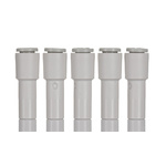 SMC KQ2 Series Straight Tube-to-Tube Adaptor, Push In 6 mm to Push In 8 mm, Tube-to-Tube Connection Style