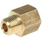 Legris Straight Threaded Adaptor, NPT 1/8 Male to G 1/8 Female, Threaded Connection Style