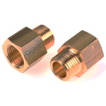 Legris Straight Threaded Adaptor, NPT 1/2 Male to G 1/2 Female, Threaded Connection Style