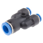 Festo QSY Series Y Tube-to-Tube Adaptor, Push In 10 mm to Push In 6 mm, Tube-to-Tube Connection Style, 130611