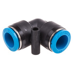 Festo QSL Series Elbow Tube-toTube Adaptor, Push In 12 mm to Push In 12 mm, Tube-to-Tube Connection Style, 153074