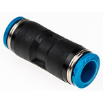 Festo QS Series Straight Tube-to-Tube Adaptor, Push In 8 mm to Push In 8 mm, Tube-to-Tube Connection Style, 153033
