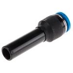 Festo QS Series Reducer Nipple, Push In 8 mm to Push In 6 mm, Tube-to-Tube Connection Style, 153042