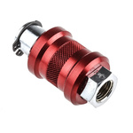 Legris LF3000 Series Straight Threaded Adaptor, G 1/4 Female to G 1/4 Female, Threaded Connection Style