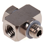 SMC M Series Tee Threaded Adaptor, M5 Female to M5 Female