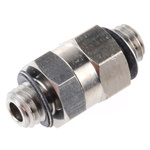 SMC M Series Bulkhead Threaded Adaptor, M5 Male to M5 Male, Threaded Connection Style