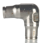 Legris LF3800 Series Elbow Tube-toTube Adaptor, Push In 6 mm to Push In 6 mm, Tube-to-Tube Connection Style