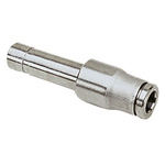 Legris LF3800 Series Straight Tube-to-Tube Adaptor, Push In 6 mm to Push In 8 mm, Tube-to-Tube Connection Style