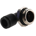Legris LF3000 Series Elbow Threaded Adaptor, G 1/2 Male to Push In 10 mm, Threaded-to-Tube Connection Style