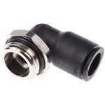 Legris LF3000 Series Elbow Threaded Adaptor, G 1/2 Male to Push In 12 mm, Threaded-to-Tube Connection Style