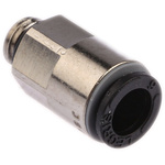 Legris LF3000 Series Straight Threaded Adaptor, M7 Male to Push In 6 mm, Threaded-to-Tube Connection Style