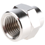 Legris LF3000 Series Straight Threaded Adaptor, G 1/8 Female to G 1/4 Female, Threaded Connection Style