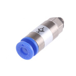 SMC KC Series Straight Threaded Adaptor, M5 Male to Push In 4 mm, Threaded-to-Tube Connection Style