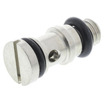 Legris LF3000 Series Banjo Bolt, M5 Male to Push In 8 mm, Threaded-to-Tube Connection Style