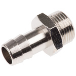 Legris LF3000 Series Straight Threaded Adaptor, G 3/8 Male to Push In 10 mm, Threaded-to-Tube Connection Style
