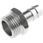 Legris LF3000 Series Straight Threaded Adaptor, G 1/2 Male to Push In 10 mm, Threaded-to-Tube Connection Style