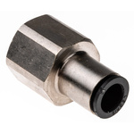 Legris LF3000 Series Straight Threaded Adaptor, G 1/2 Female to Push In 10 mm, Threaded-to-Tube Connection Style