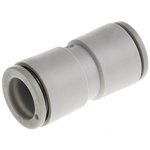 SMC KQ2 Series Straight Tube-to-Tube Adaptor, Push In 10 mm to Push In 10 mm, Tube-to-Tube Connection Style