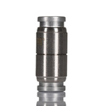 SMC KQB2 Series Straight Tube-to-Tube Adaptor, Push In 1/4 in to Push In 1/4 in, Tube-to-Tube Connection Style