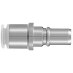 SMC KK Series Straight Threaded Adaptor, G 1/4 Male to Push In 6 mm, Threaded-to-Tube Connection Style