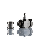 SMC M Series Elbow Threaded Adaptor, M3 Male to Barbed 2 mm, Threaded-to-Tube Connection Style