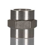 SMC Bulkhead Threaded Adaptor, R 1/4 Male to R 1/4 Male, Threaded Connection Style