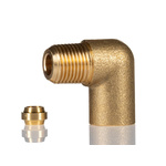 Norgren Enots 36 Series Elbow Threaded Adaptor, R 1/8 Male to Push In 4 mm, Threaded-to-Tube Connection Style