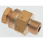Norgren ENOTS Series Straight Threaded Adaptor, R 1/8 Male to Push In 6 mm, Threaded-to-Tube Connection Style