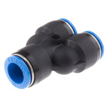 Festo QSY Series Y Tube-to-Tube Adaptor, Push In 12 mm to Push In 12 mm, Tube-to-Tube Connection Style, 153152
