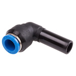 Festo QSL Series Elbow Tube-toTube Adaptor, Push In 12 mm to Push In 10 mm, Tube-to-Tube Connection Style, 153064