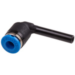 Festo QSL Series Elbow Tube-toTube Adaptor, Push In 4 mm to Push In 4 mm, Tube-to-Tube Connection Style, 153056