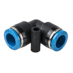 Festo QSL Series Elbow Tube-toTube Adaptor, Push In 10 mm to Push In 10 mm, Tube-to-Tube Connection Style, 153073