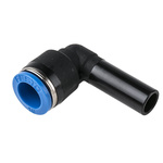 Festo QSL Series Elbow Tube-toTube Adaptor, Push In 10 mm to Push In 10 mm, Tube-to-Tube Connection Style, 153059