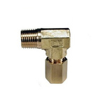 SMC L06 Series Elbow Threaded Adaptor, R 1/8 Male to Push In 6 mm, Threaded-to-Tube Connection Style