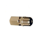 SMC Straight Threaded Adaptor, R 1/8 Male to Push In 6 mm, Threaded-to-Tube Connection Style