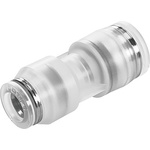Festo NPQP Series Reducer Nipple, Push In 6 mm to Push In 4 mm, Tube-to-Tube Connection Style, 133096