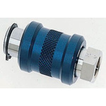 Legris LF3000 Series Straight Threaded Adaptor, G 1/8 Female to G 1/8 Female, Threaded Connection Style