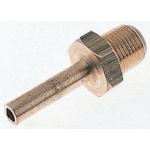Norgren ENOTS Series Straight Threaded Adaptor, G 1/4 Male to Push In 6 mm, Threaded-to-Tube Connection Style