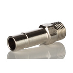 Legris LF3800 Series Straight Threaded Adaptor, R 1/8 Male to Push In 8 mm, Threaded-to-Tube Connection Style