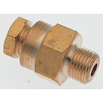 Norgren ENOTS Series Straight Threaded Adaptor, G 1/4 Male to Push In 6 mm, Threaded-to-Tube Connection Style